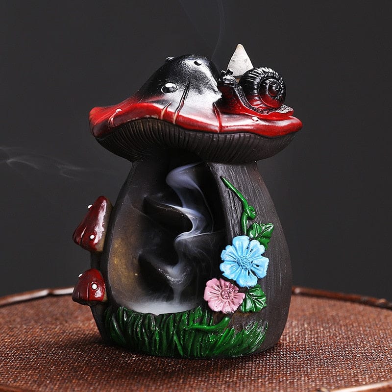 Mushroom & Pumpkin Incense Burner