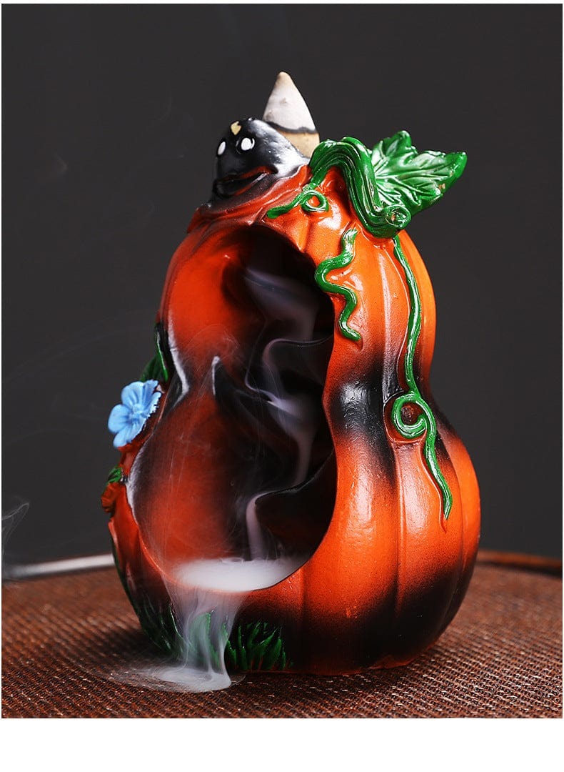 Mushroom & Pumpkin Incense Burner