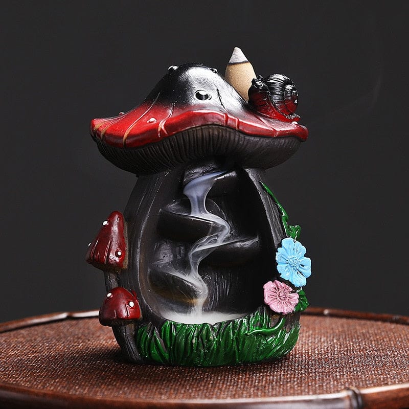 Mushroom & Pumpkin Incense Burner