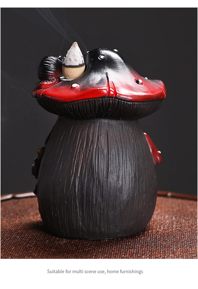 Mushroom & Pumpkin Incense Burner