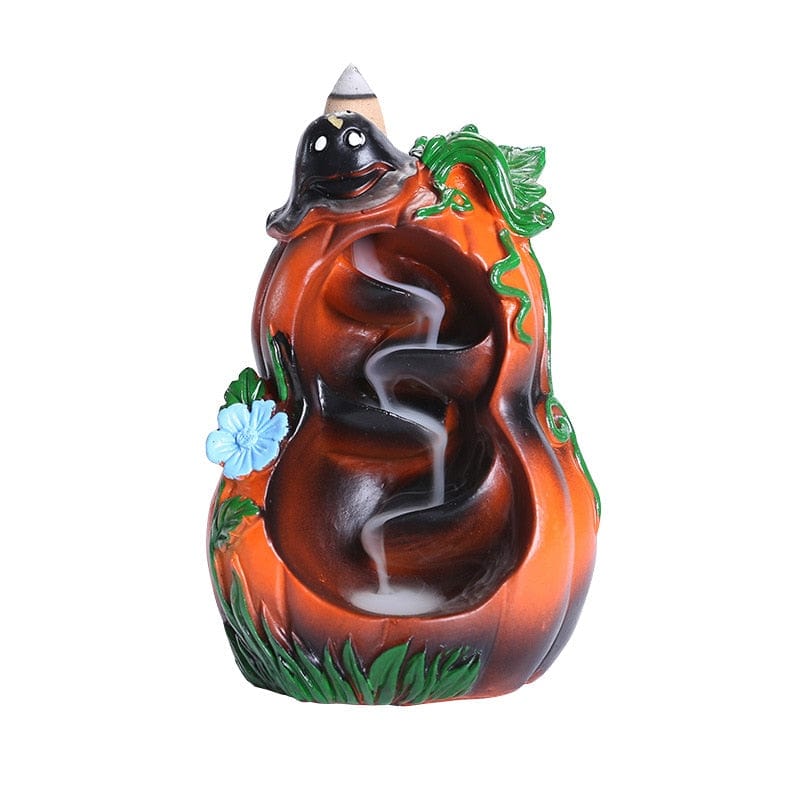 Mushroom & Pumpkin Incense Burner