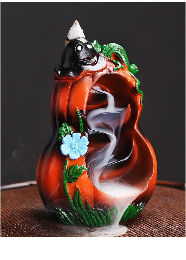 Mushroom & Pumpkin Incense Burner