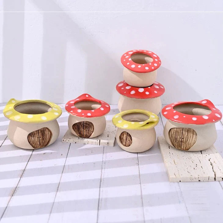 Mushroom Shape Flower Pots