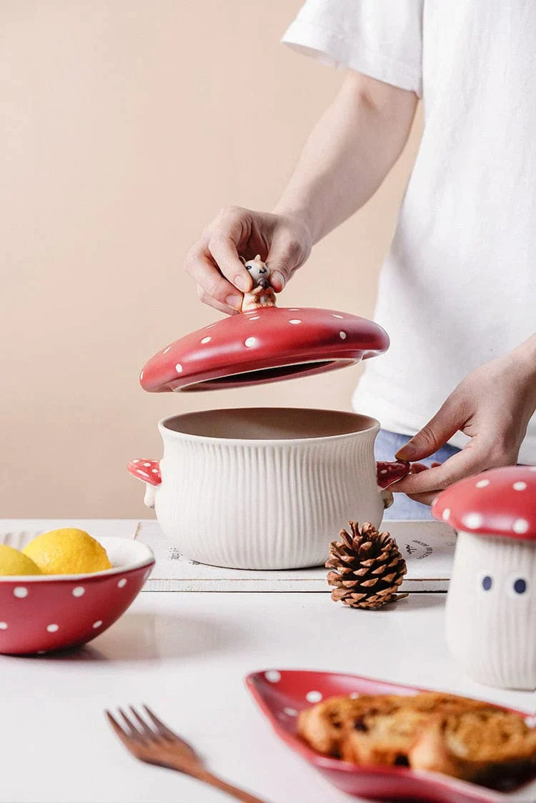 Mushroom Shaped Plates