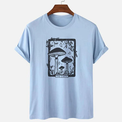 Mushroom Tarot Card Graphic Tee