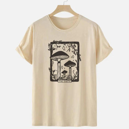 Mushroom Tarot Card Graphic Tee