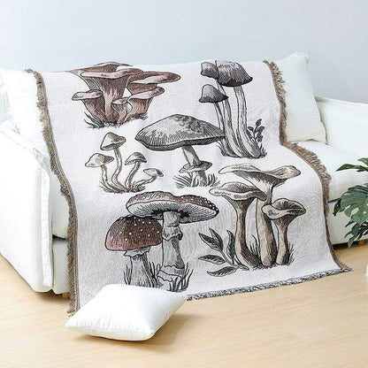 Mushroom Throw Blankets Blankets & Throws