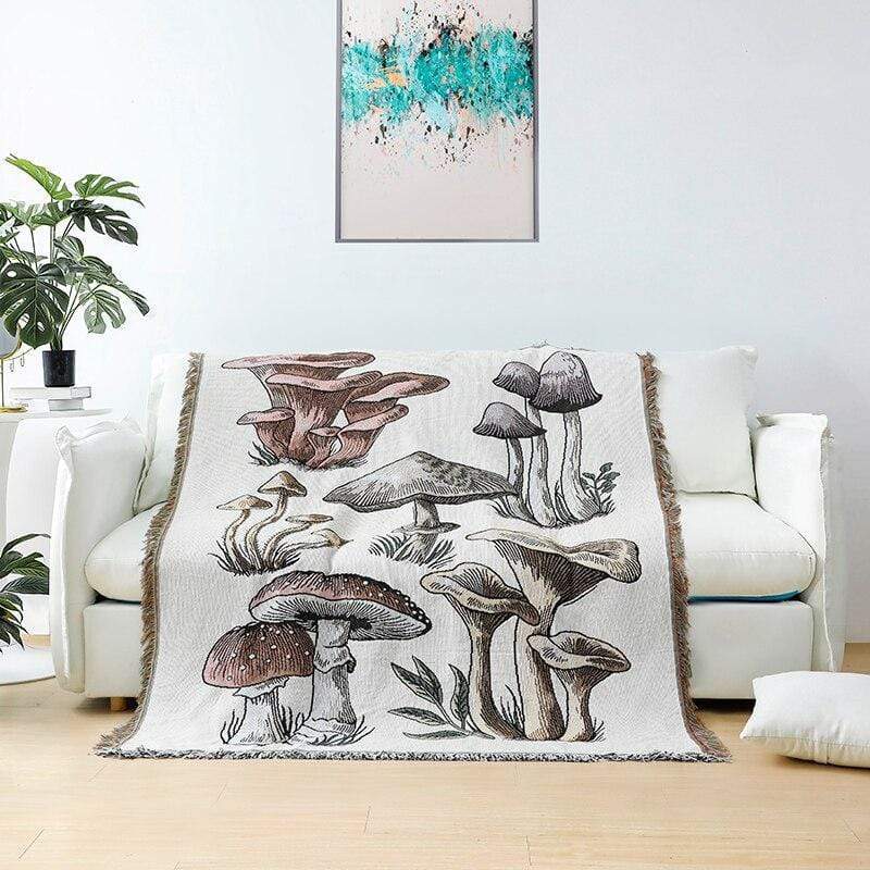 Mushroom Throw Blankets Blankets & Throws