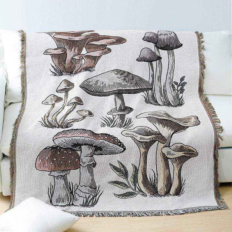 Mushroom Throw Blankets Blankets & Throws