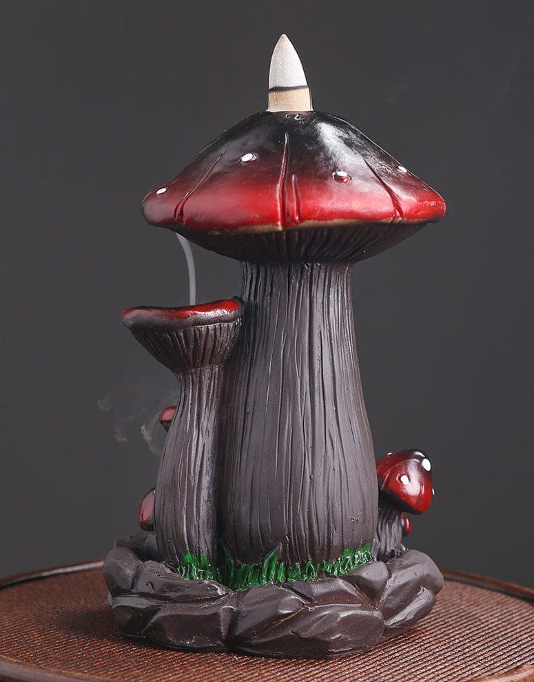 Mushroom Waterfall Incense Burner