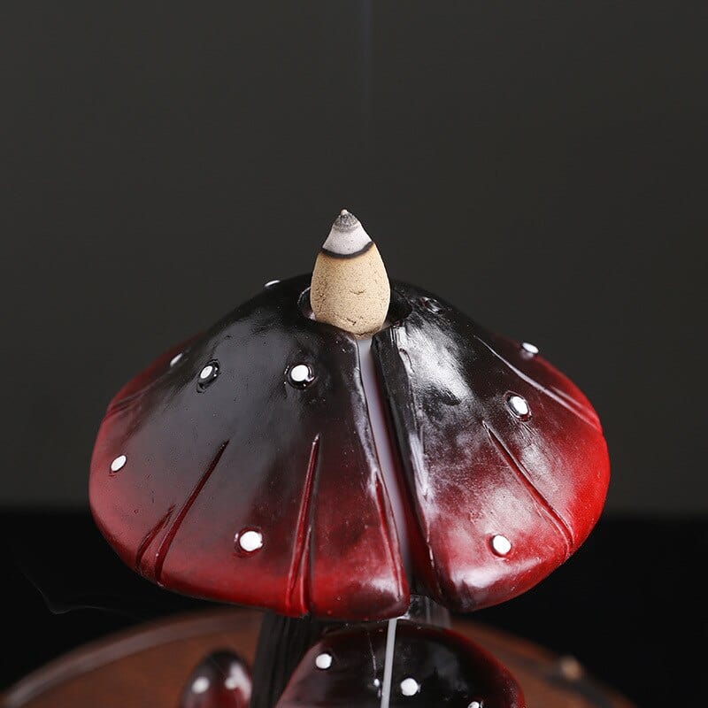 Mushroom Waterfall Incense Burner