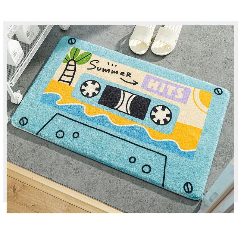 Music Tape Bath Mat