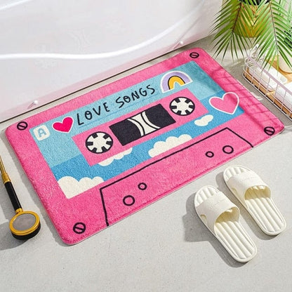 Music Tape Bath Mat