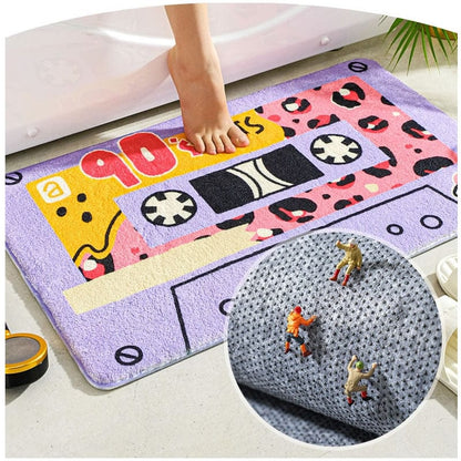 Music Tape Bath Mat