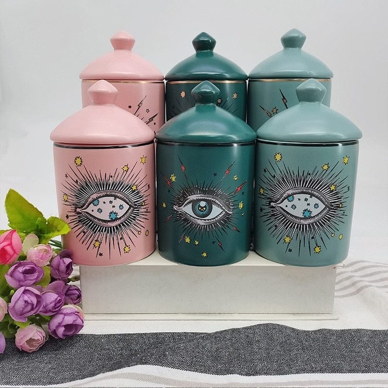 Mystical Eye Storage Jar