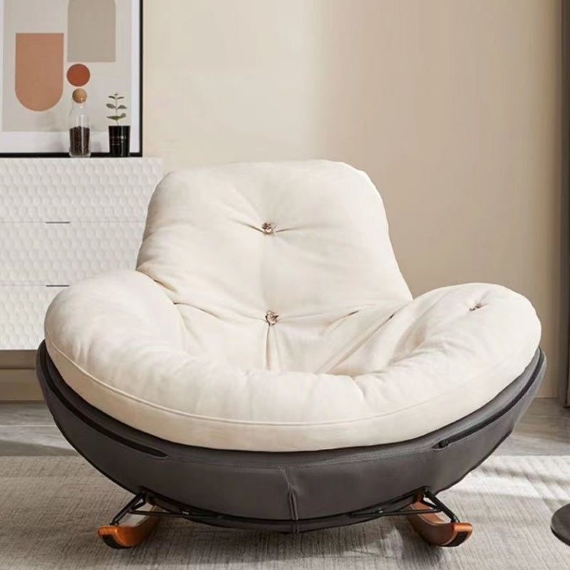 Silla mecedora Lazy Eggshell