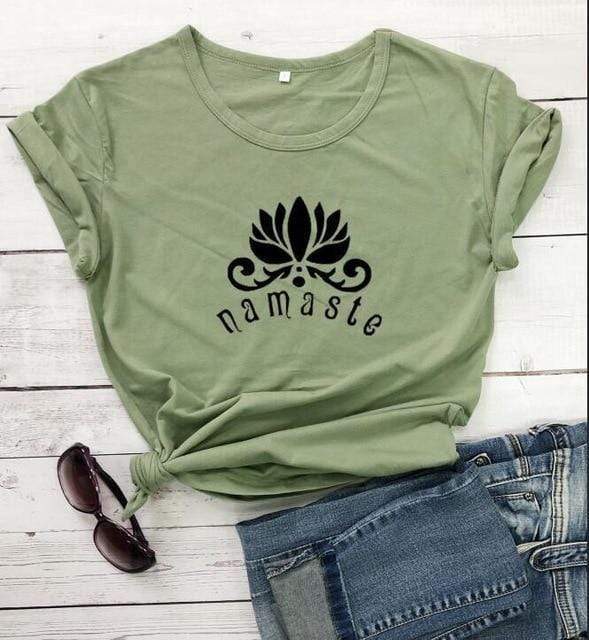 Namaste Lotus Graphic Tee