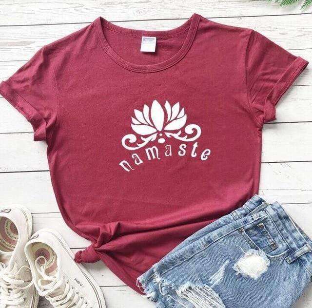 Namaste Lotus Graphic Tee