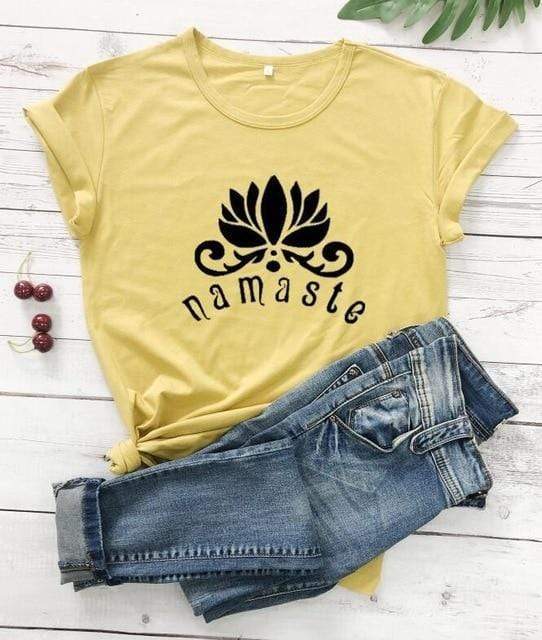 Namaste Lotus Graphic Tee