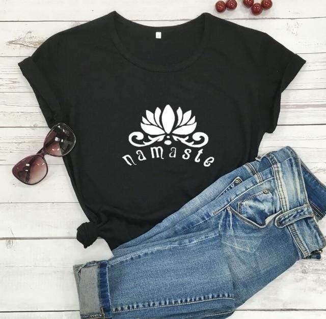 Namaste Lotus Graphic Tee