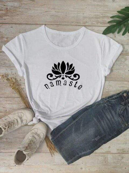 Namaste Lotus Graphic Tee