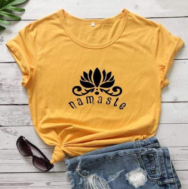 Namaste Lotus Graphic Tee