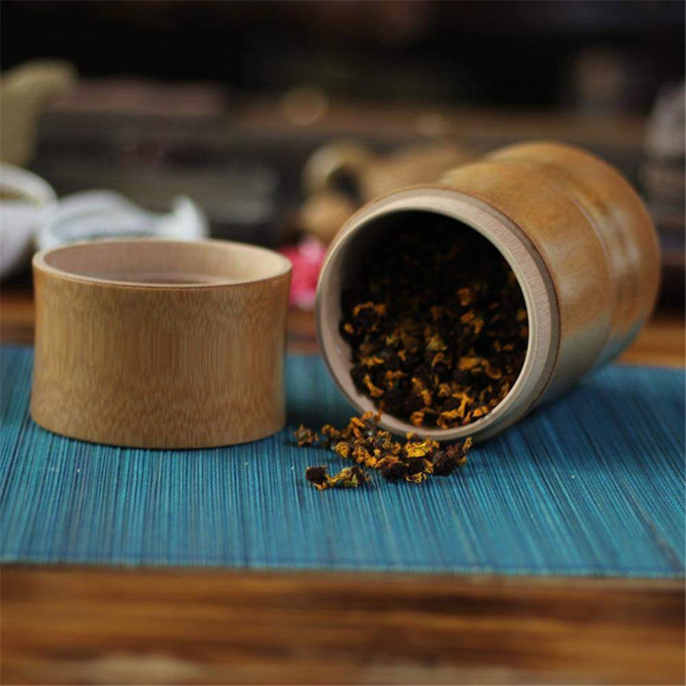 Natural Bamboo Canister