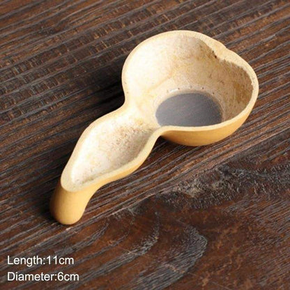 Natural Bamboo Tea Strainer Kitchen Gadgets