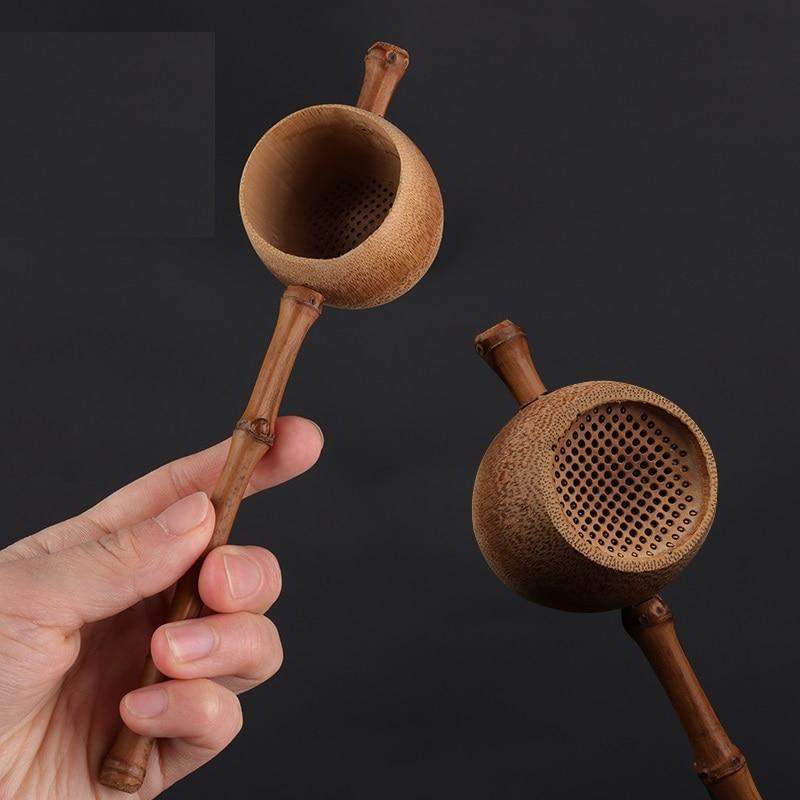 Natural Bamboo Tea Strainer Kitchen Gadgets