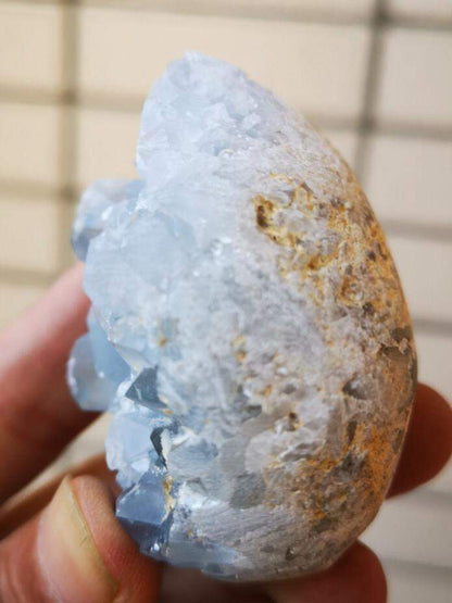 Natural Celestite Geode Cluster