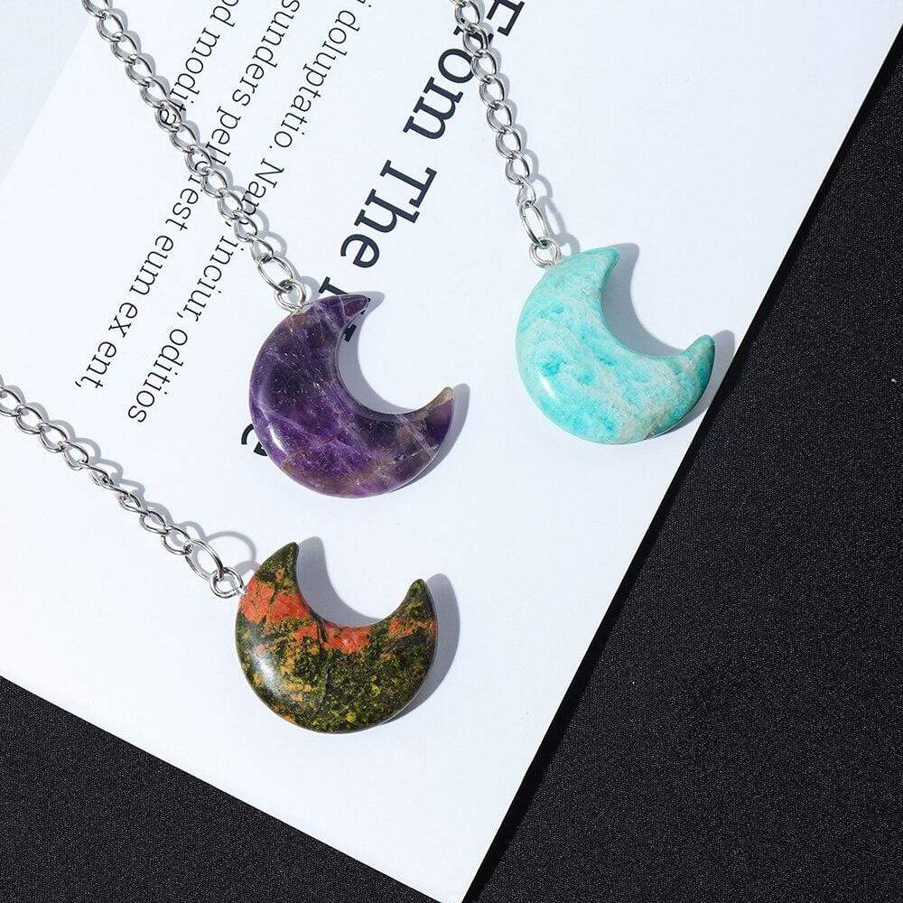 Natural Moon Shaped Crystal Tea Filter