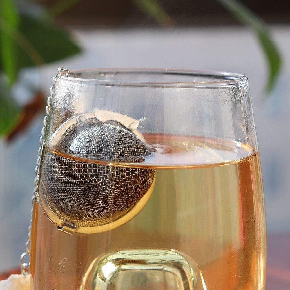 Natural Moon Shaped Crystal Tea Filter