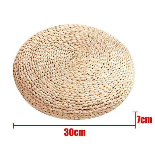 Natural Tatami Straw Floor Pillow