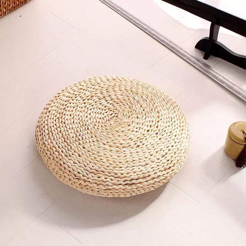 Natural Tatami Straw Floor Pillow