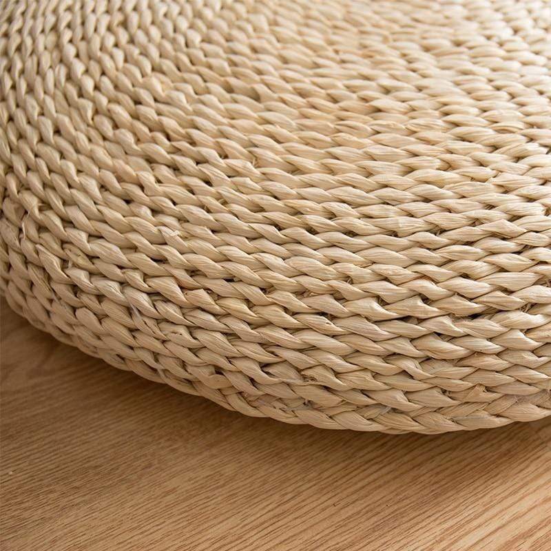 Natural Tatami Straw Floor Pillow