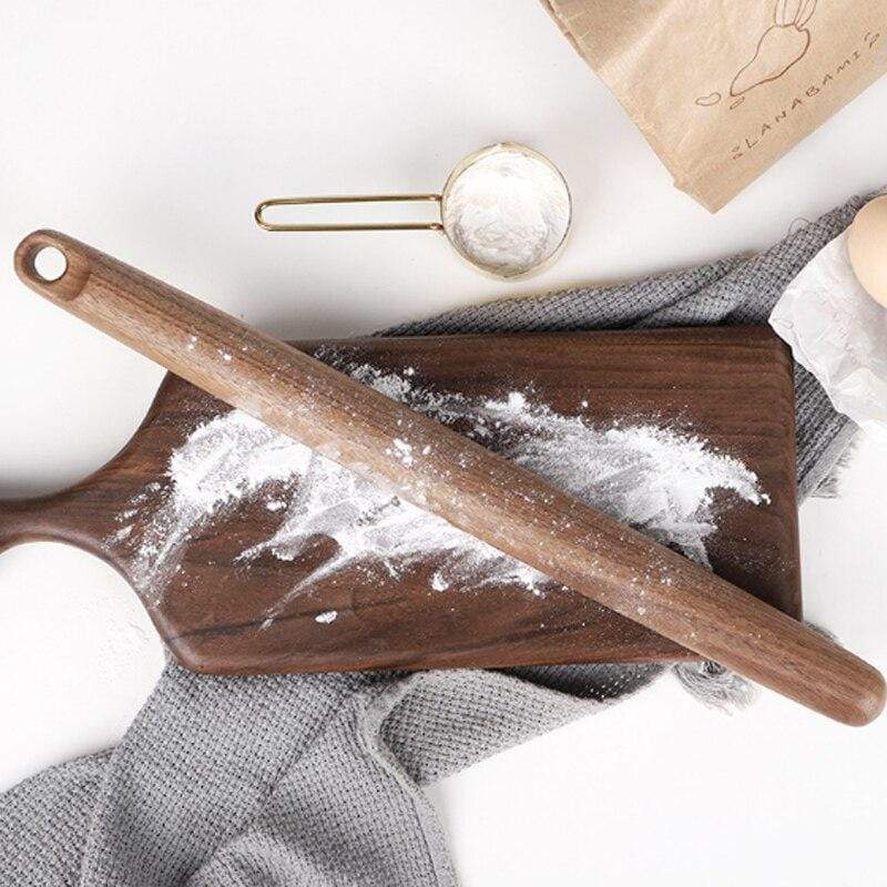 Natural Walnut Rolling Pin Kitchen Gadgets