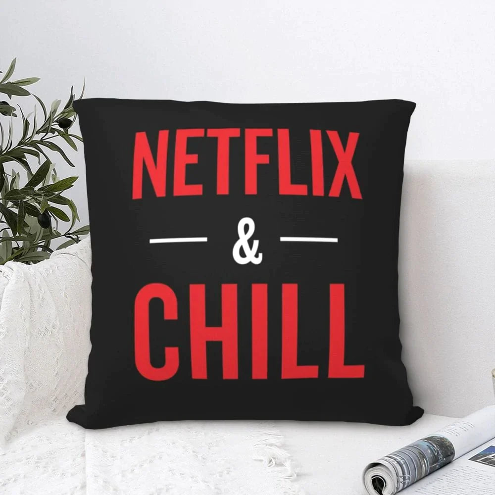 Netflix And Chill Cushion Cover