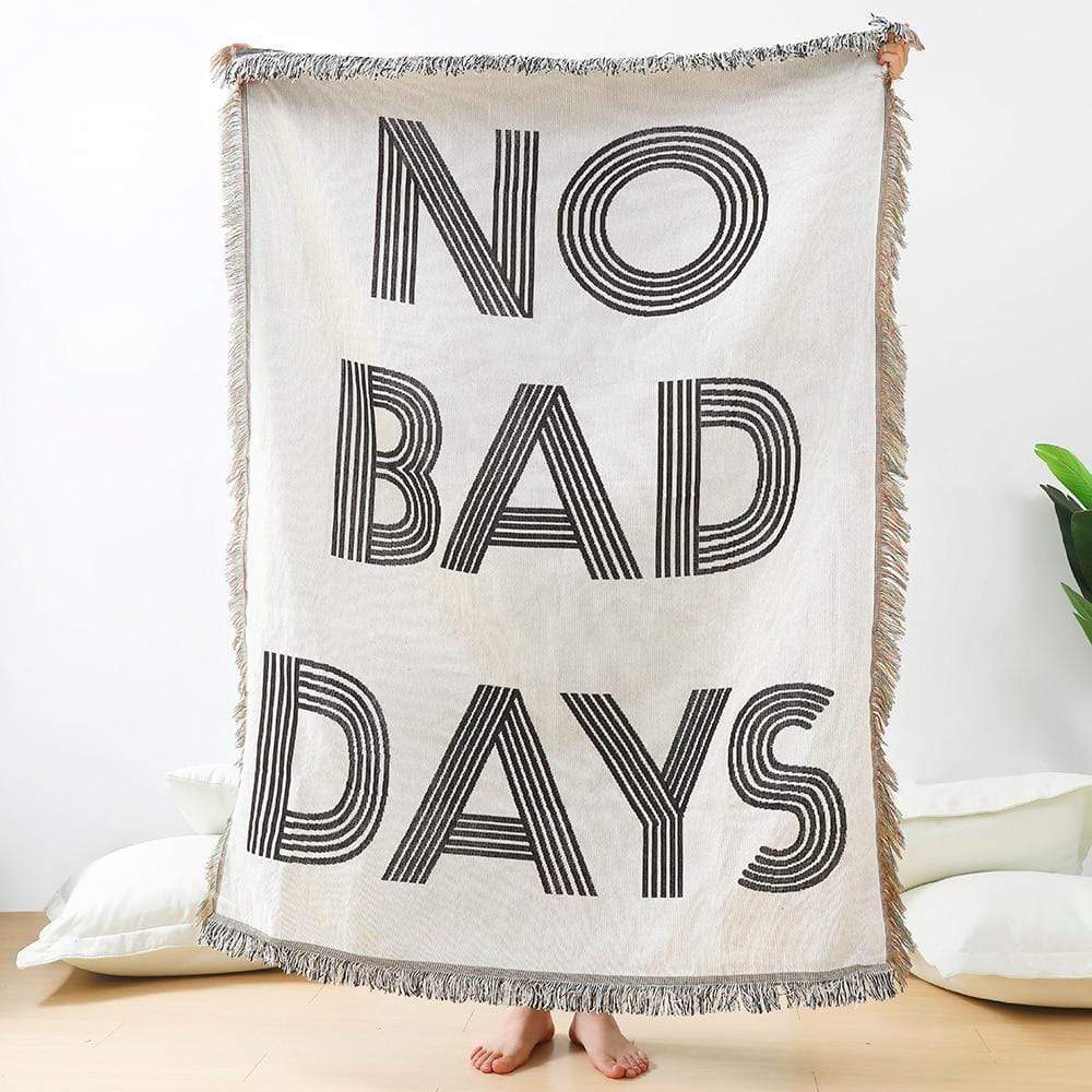 No Bad Days Throw Blankets Blankets & Throws