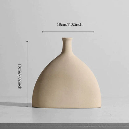 Nordic Ceramic Geometric Art Vase