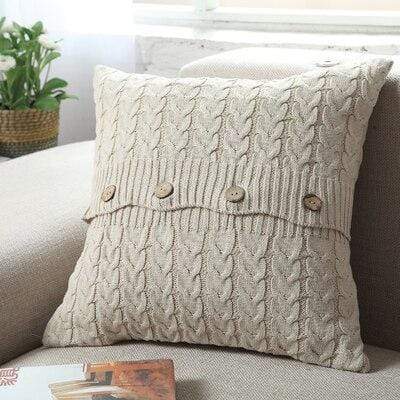 Nordic Fish Bone Pillow Cover