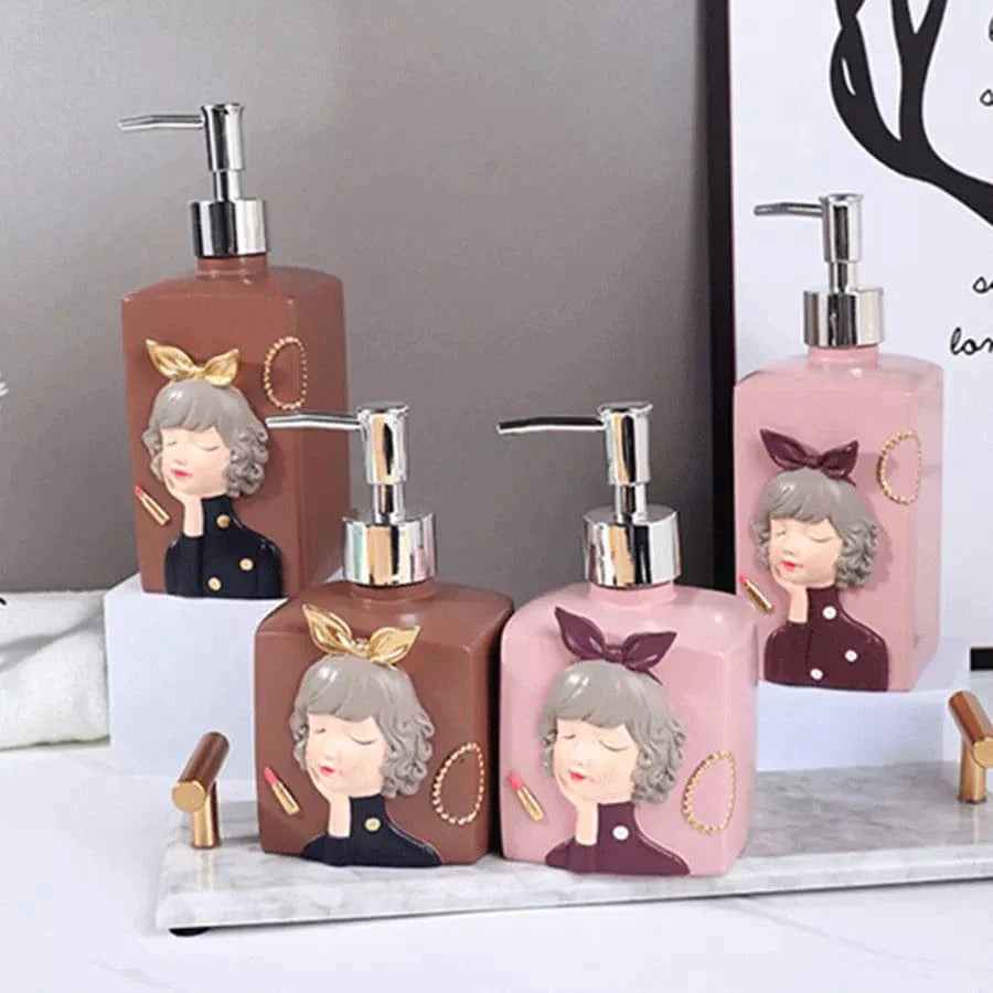 Nordic Girl Soap Bottle