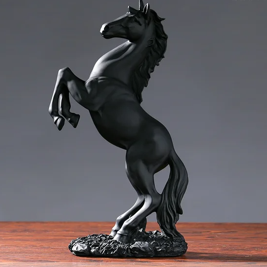 Ethereal Resin Horse Statue