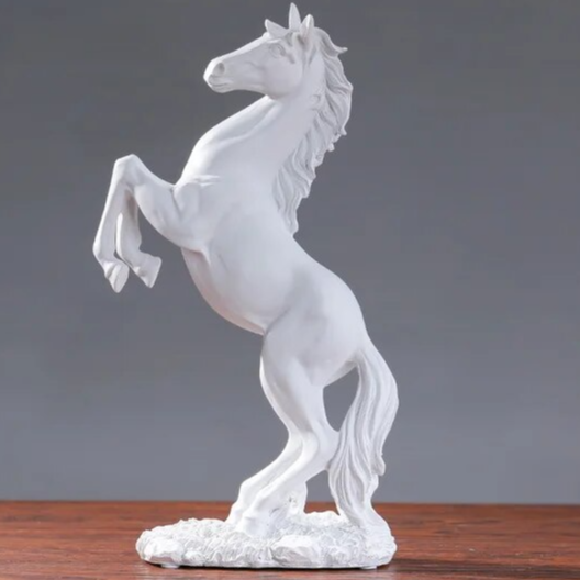 Ethereal Resin Horse Statue