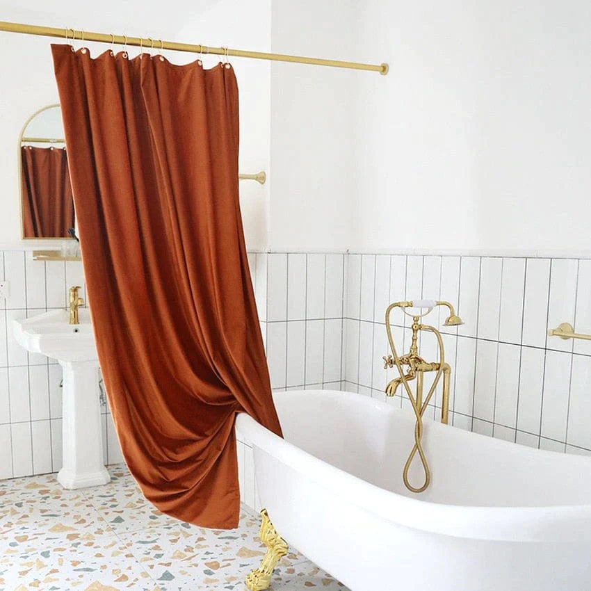 Nordic Velvet Shower Curtain