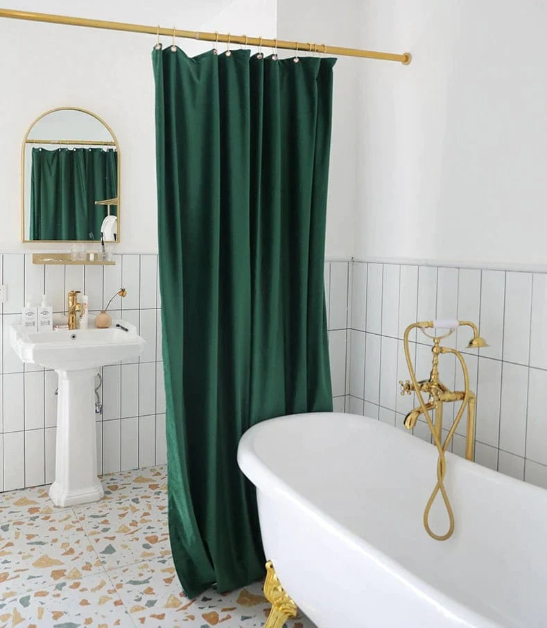 Nordic Velvet Shower Curtain