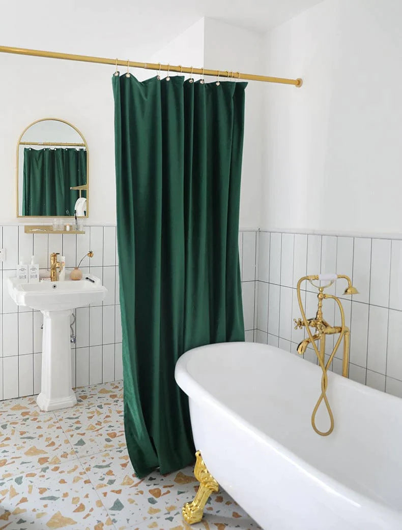 Nordic Velvet Shower Curtain