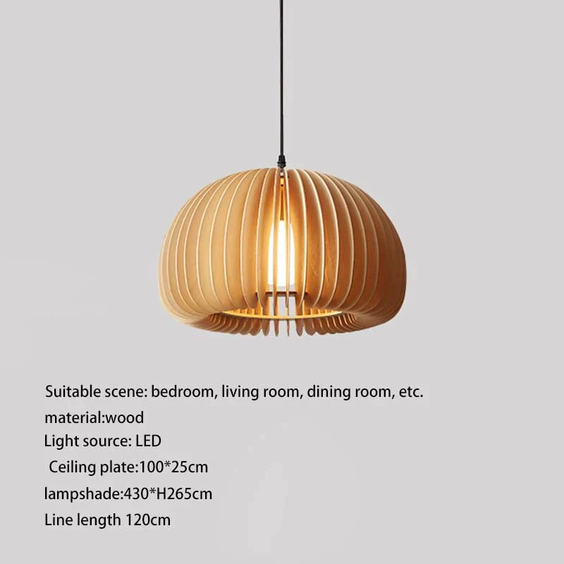 Nordic Wooden Chandelier Pendant Light