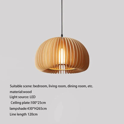 Nordic Wooden Chandelier Pendant Light