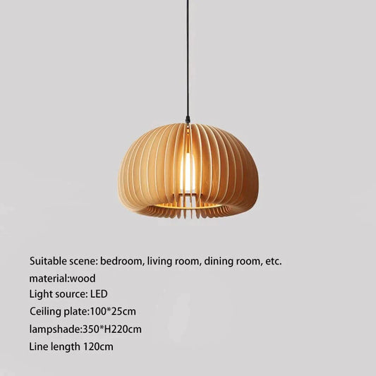 Nordic Wooden Chandelier Pendant Light