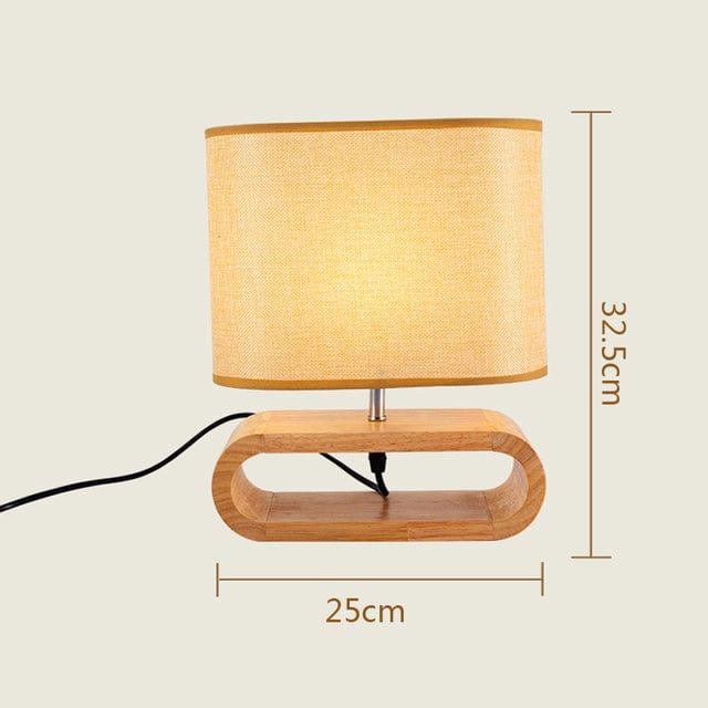 Nordic Wooden Table Lamp